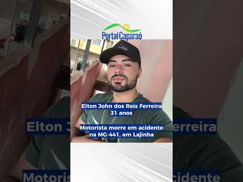 Motorista morre em acidente na MG-441, em Lajinha