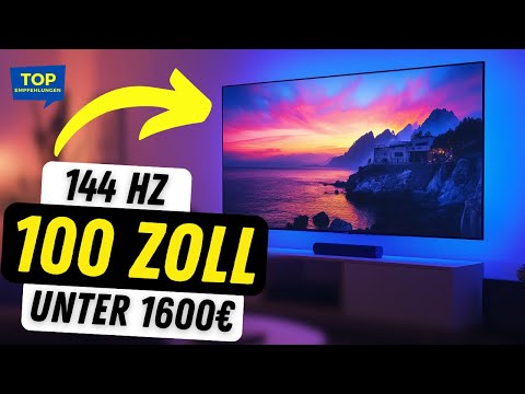 100 Zoll Heimkino unter 1600€? - TCL 98P743 vs 98QM8B vs Hisense 100E77NQ Pro