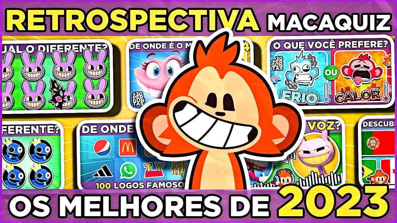 📼 RETROSPECTIVA MACAQUIZ |  MARATONA COM O MELHOR DE 2023! O último vídeo do ano! ⬅️ #macaquiz