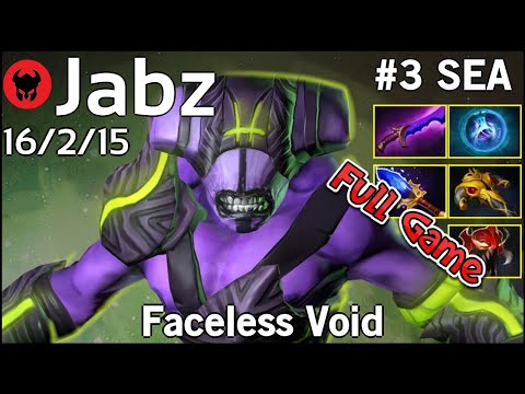 Jabz [Fnatic] plays Faceless Void!!! Dota 2 Full Game 7.22