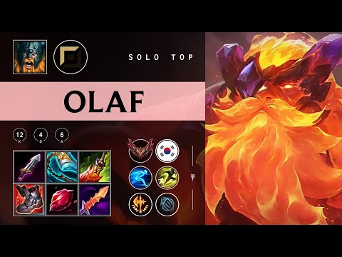 Olaf Top vs K'Sante - KR Grandmaster Patch 25.24