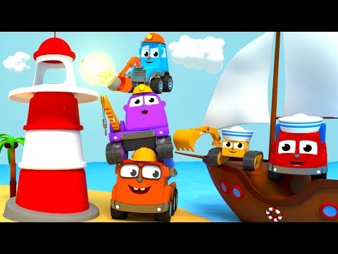 FRIENDS ON WHEELS EP 49 - THE MIGHTY MACHINES ARE SAVING THE DUMP TRUCK AND THE EXCAVATOR