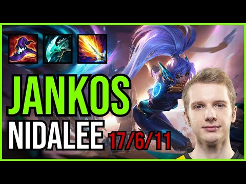 JANKOS - NIDALEE vs LILLIA Jungle - EUW Challenger - Patch 11.3