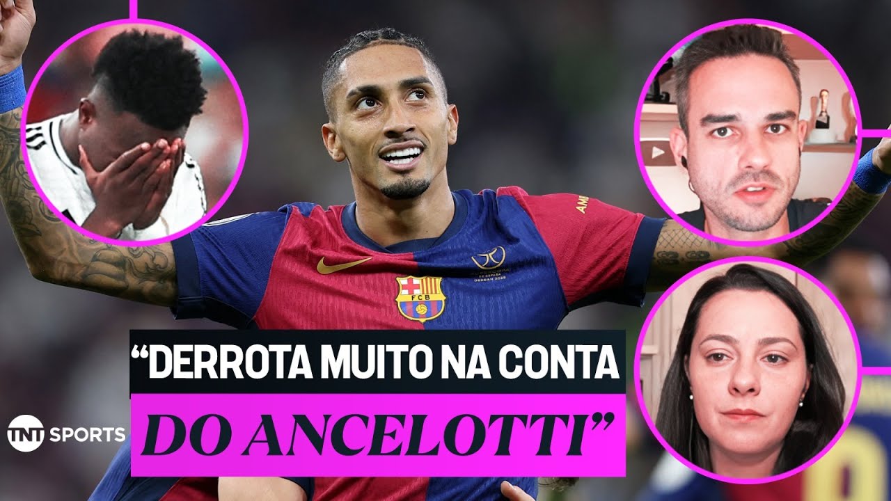 BARCELONA HUMILHA O REAL MADRID E É CAMPEÃO DA SUPERCOPA COM RAPHINHA VOANDO! ANALISAMOS A PARTIDA