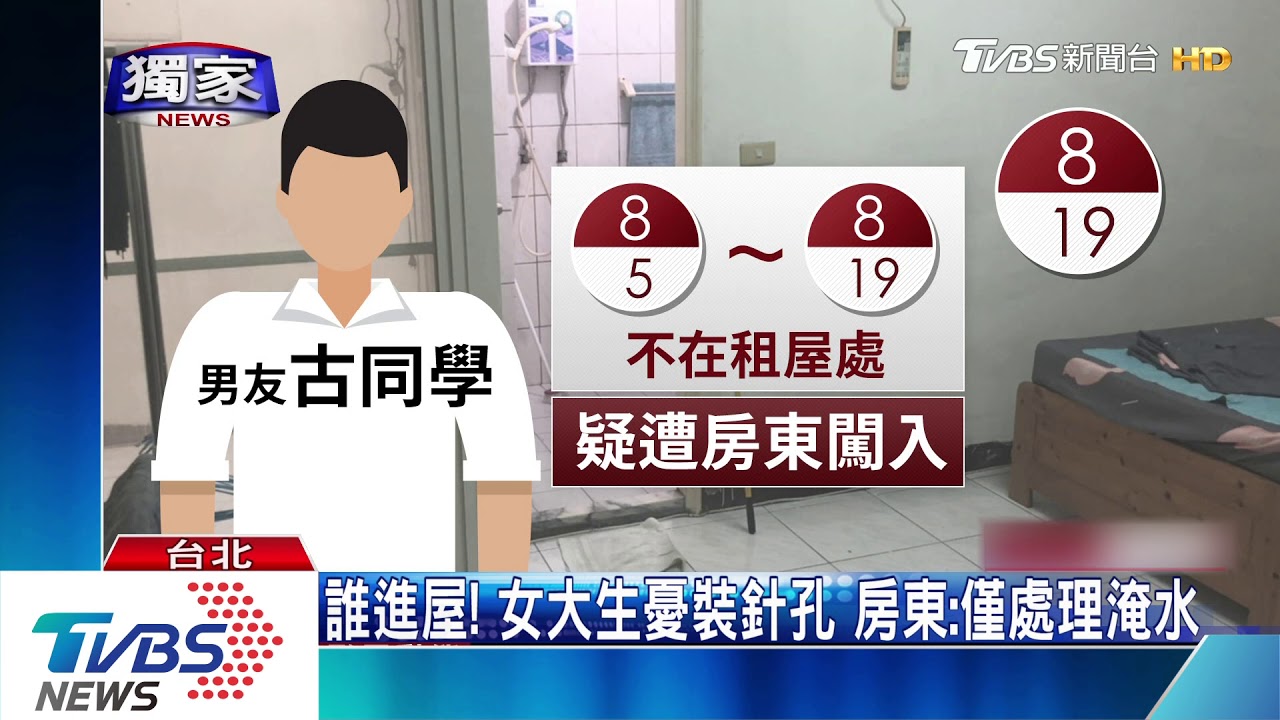 擅闖女大生房間被抓包！　房東嗆「為修漏水」