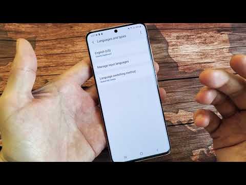 Galaxy S20 / S20+: How to ADD Multiple Keyboard Languages & Switch Between Them.
