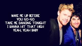 Glee - Wake Me Up Before You Go Go (Lyrics)