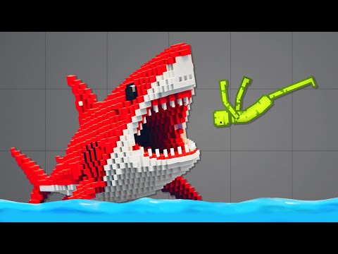 SHOCKING Monsters EAT RAGDOLLS in Melon Sandbox Melon Playground Mod Gameplay (movie) - YouTube
