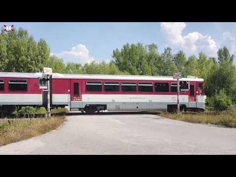 Železničné priecestie Zemianske Kostoľany #2 (20.8.2024) (Slovak railroad crossing)[4K]