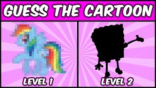 Guess the cartoon character - Levels 1 and 2 | Brain Games | Riddles for kids | Photo Puzzles Quiz
