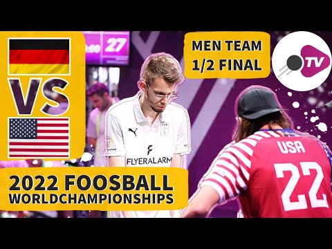 Kicker Weltmeisterschaft 1/2 Finale - Herren Nationalteam – Deutschland vs. USA