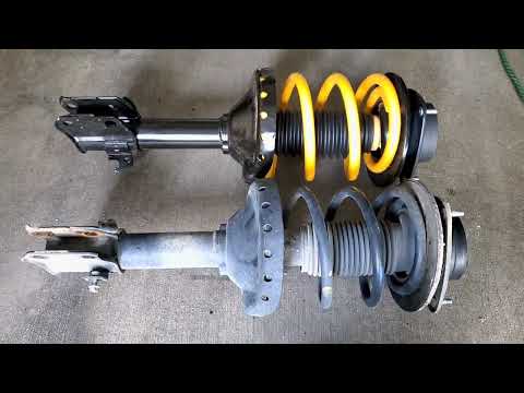 Primitive Racing Raised King Springs and KYB Struts install