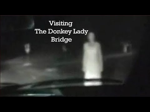 Visiting the Donkey Lady Bridge in the Middle of the Night! With Footage