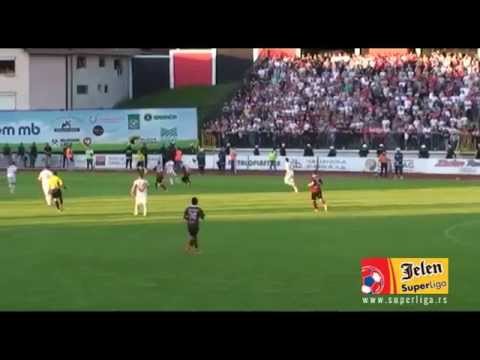 JSL 2013/14: 10.05.2014 28.Kolo: Sloboda Point - Crvena zvezda 0:2 (0:2)