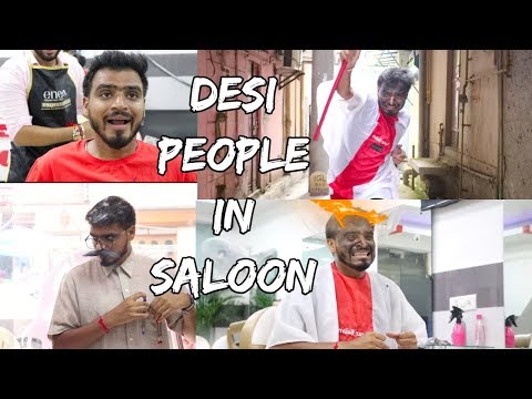 Desi People In Salon - Amit Bhadana
