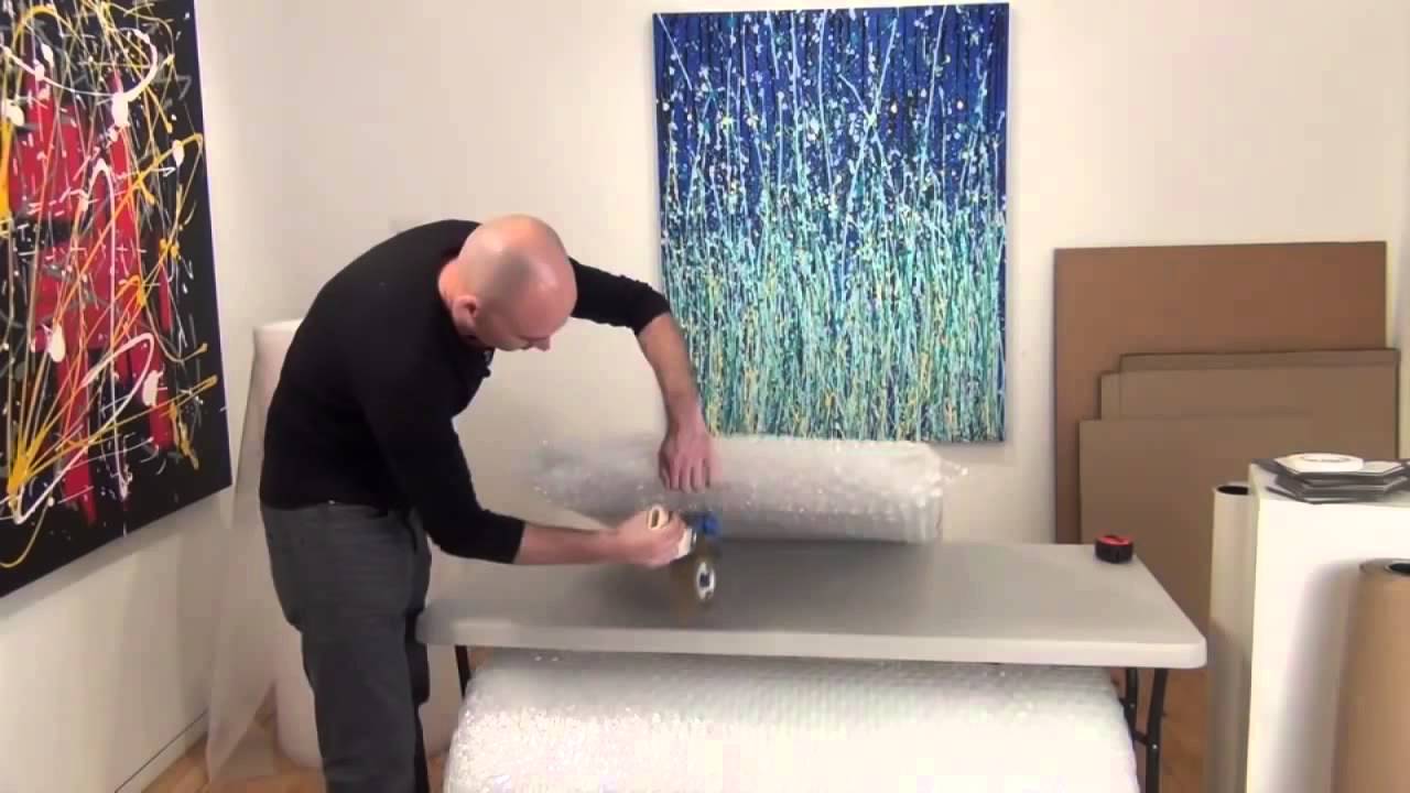 How to Safely Pack Paintings for Shipping