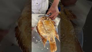 Download lagu Ikan nila merah raksasa bakar dengan garam 📍Ikan Bakar Maharaja Provinsi Chonburi mp3