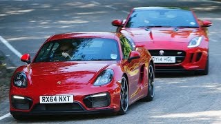 Jaguar F-type coupé versus Porsche Cayman GTS : Carbay