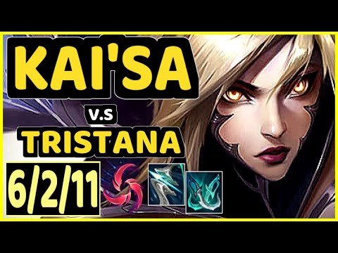 KAI'SA vs TRISTANA - 6/2/11 KDA BOTTOM ADC GAMEPLAY - NA Ranked GRANDMASTER