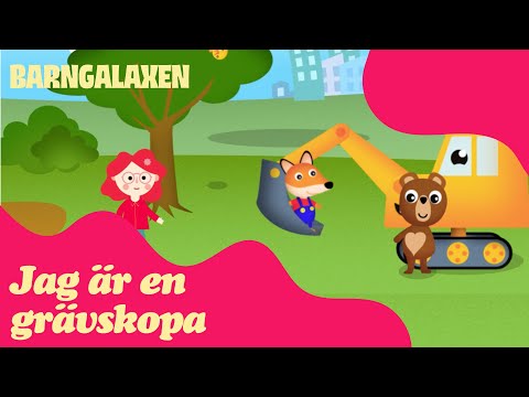 Lotta Buskul - Jag är en grävskopa - Officiell musikvideo