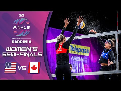 Alix/April vs. Pavan/Melissa - Women's Semi-Final | World Tour Finals 2021