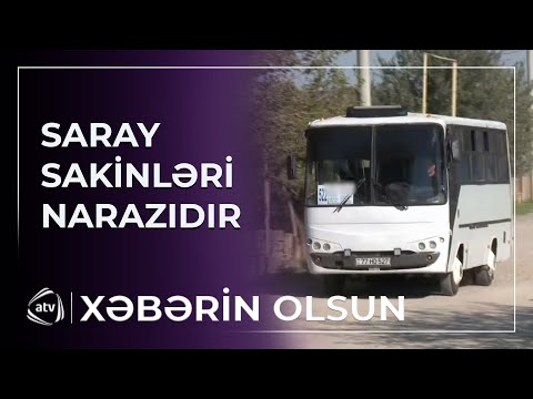 Saray sakinləri 522 nömrəli avtobusdan şikayətçidilər