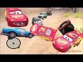 Disney Pixars Cars Movie Game Crash Mcqueen 207 Backwards Traffic