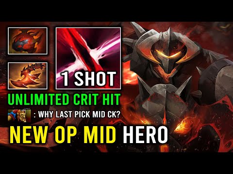 NEW OP MID CK 1 Shot Reality Rift Unlimited Crit Hit Like a Truck Mid Chaos Knight Dota 2