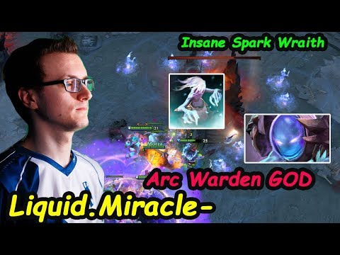 Miracle- [Arc Warden] NEW OP FAVOURITE HERO INSANE SPAM Spark Wraith Dota 2 7.22 d Pro Gameplay