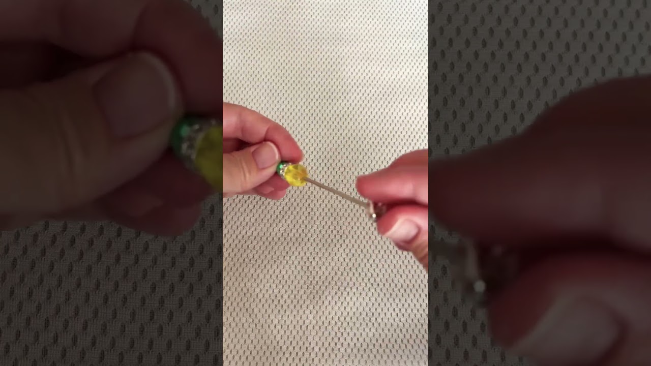 Seriaで見つけたクラフトビーズキーリング作ってみました💛推し活にもオススメ❣️ #ハンドメイド #ショート #セリア