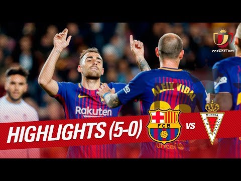 Highlights FC Barcelona vs Real Murcia (5-0)