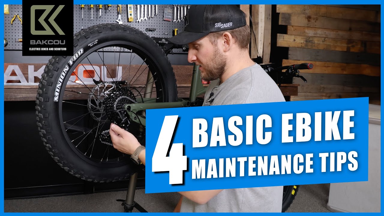 Basic E-Bike Maintenance Tips