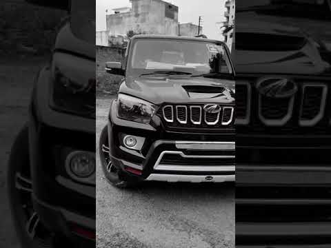 Black Scorpio WhatsApp status video|| modified Scorpio S11 || royal black beauty 🖤🖤👑👑🚩