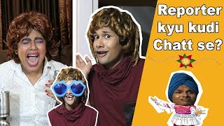 JIGNESH MET REPORTER | JIGNESH THE SUPER STAR PART 1 | COMEDY VIDEO || MOHAK MEET video