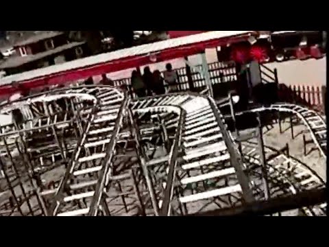 On-ride point of view of Mad Mouse
