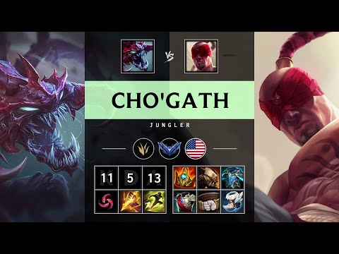 Cho'Gath Jungle vs Lee Sin - NA Diamond Patch 25.20