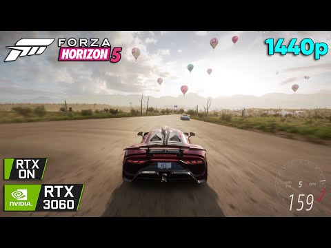 Forza Horizon 5 | RTX 3060 Laptop + Ryzen 7 5800H | Asus TUF A15 2021 | All Settings Tested at 1440p