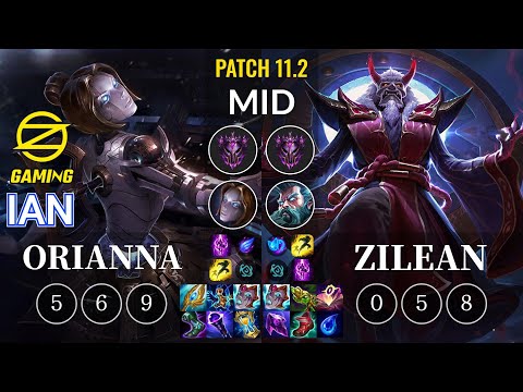 OZ Ian Orianna vs Zilean Mid - KR Patch 11.2