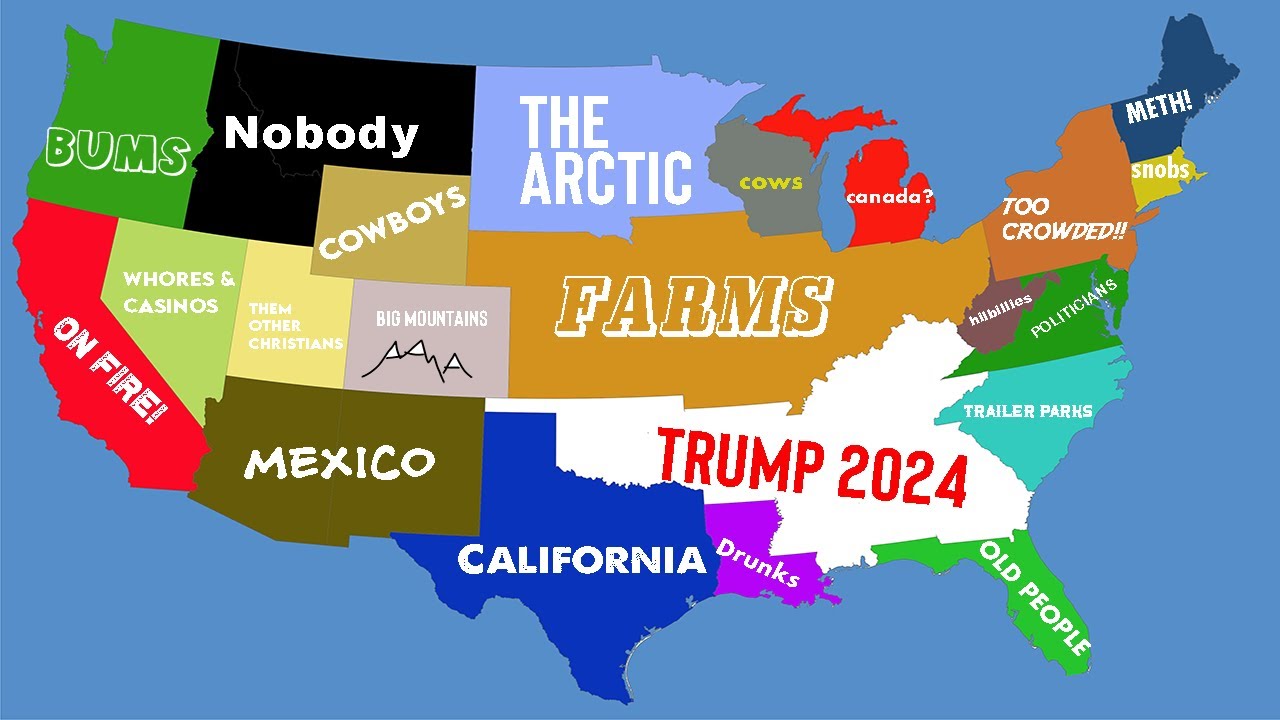 These 15 Maps Hilariously Explain the United States of America.