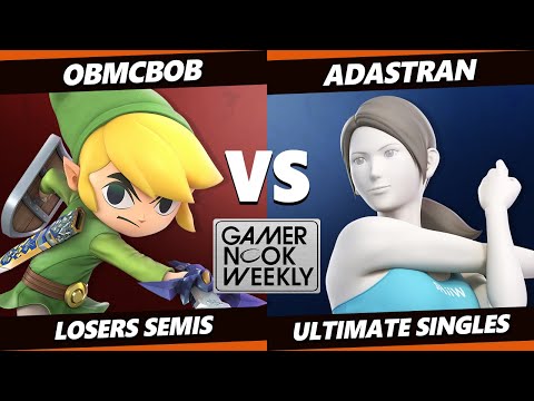 GNW 4 Losers Semis - Obmcbob (Toon Link) Vs. Adastran (Wii Fit Trainer) Smash Ultimate - SSBU