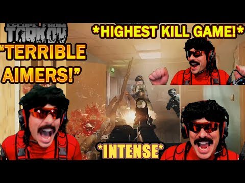 DrDisrespect's HIGHEST KILL GAME EVER in TARKOV! (INTENSE!)