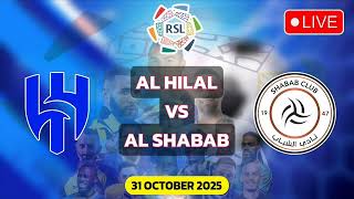 AL Hilal VS AL Shabab | Saudi Pro League Match Prediction