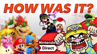 So, that Nintendo Direct Rocked, right? 72 Hours Later Discussion (Mario RPG, Wonder, & More!)