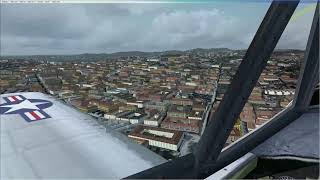 FSX - LPPR to LEVX - Republic P-47 Thunderbolt