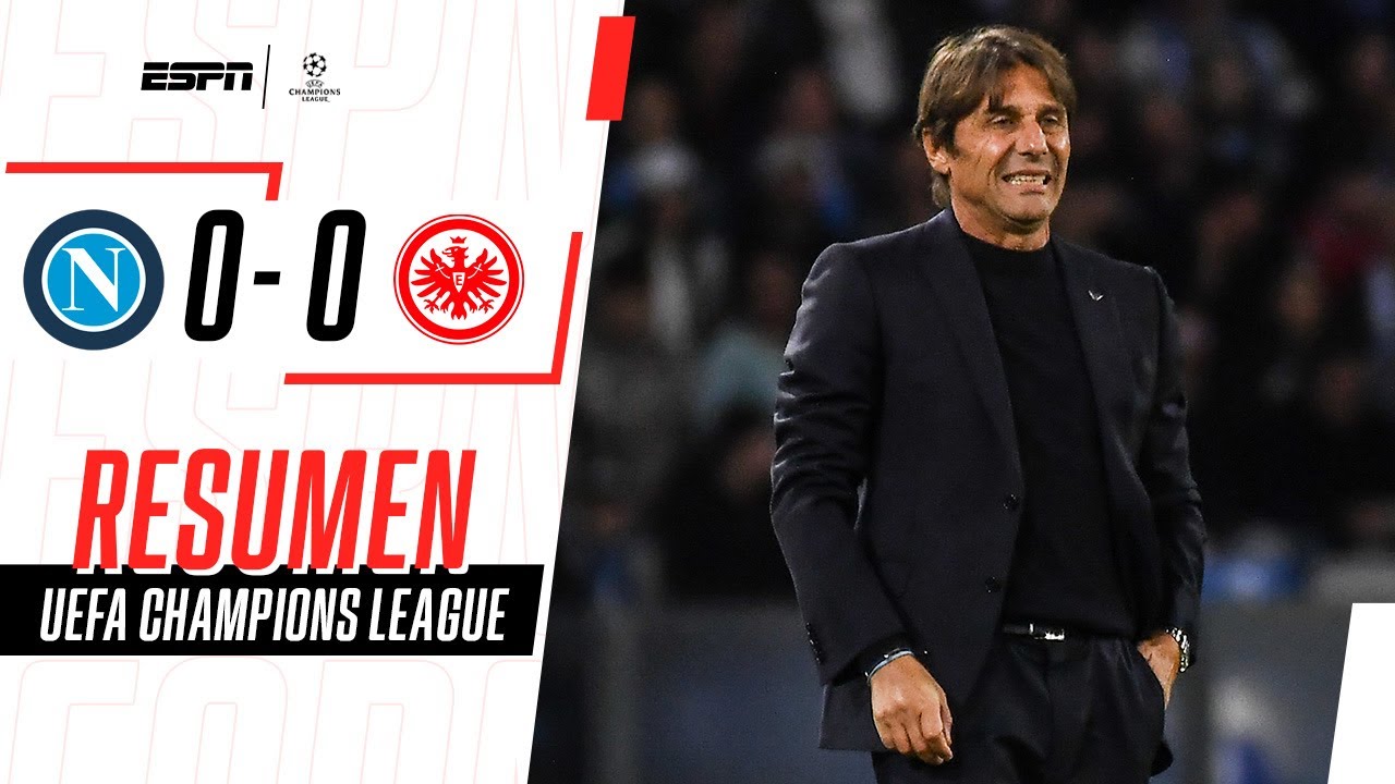 SIN EMOCIONES EN EL STADIO MARADONA: PUNTO POR LADO | Napoli 0-0 Eintracht Frankfurt | RESUMEN