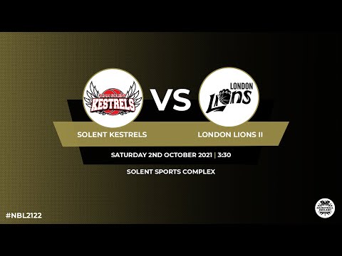 WNBL: Solent Kestrels v London Lions II - 02.10.21