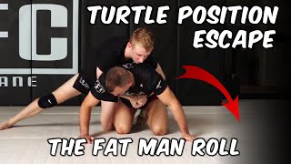 Fat Man Roll - Turtle Position Escape | Grappling Techniques