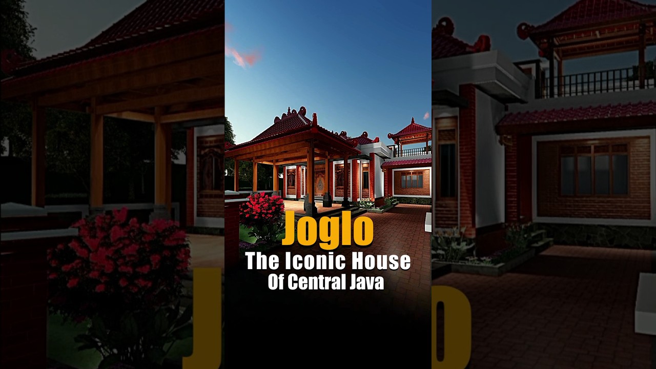 🏡JOGLO House | The ICONIC House Of Central Java #joglo #shorts #wonderfulindonesia