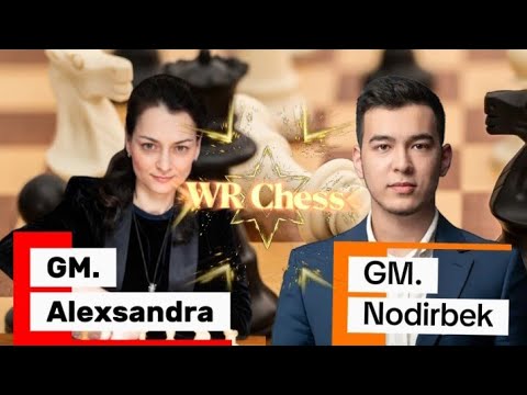 Alexandra Kosteniuk VS Nodirbek Abdusattorov Armagedon, WR Chess master Cup 2024 London