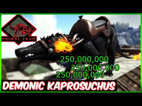 Ark Primal Fear #78 Demonic Kaprosuchus o Mais Forte de Todos